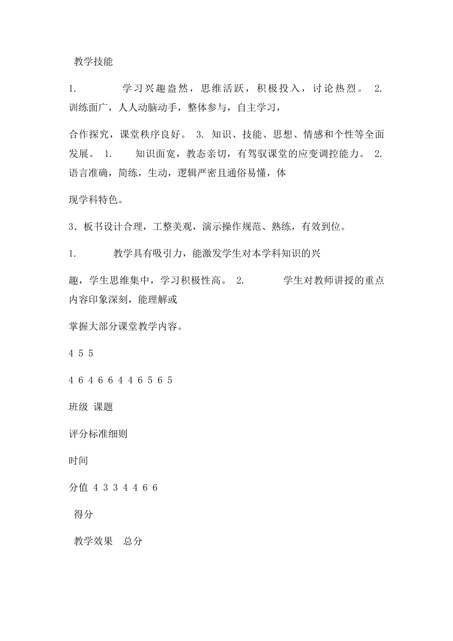 同课异构评课表.docx_第2页