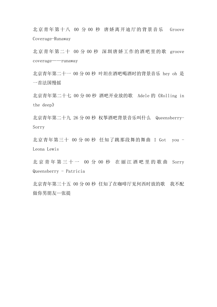 北京青年剧中所有插曲.docx_第2页