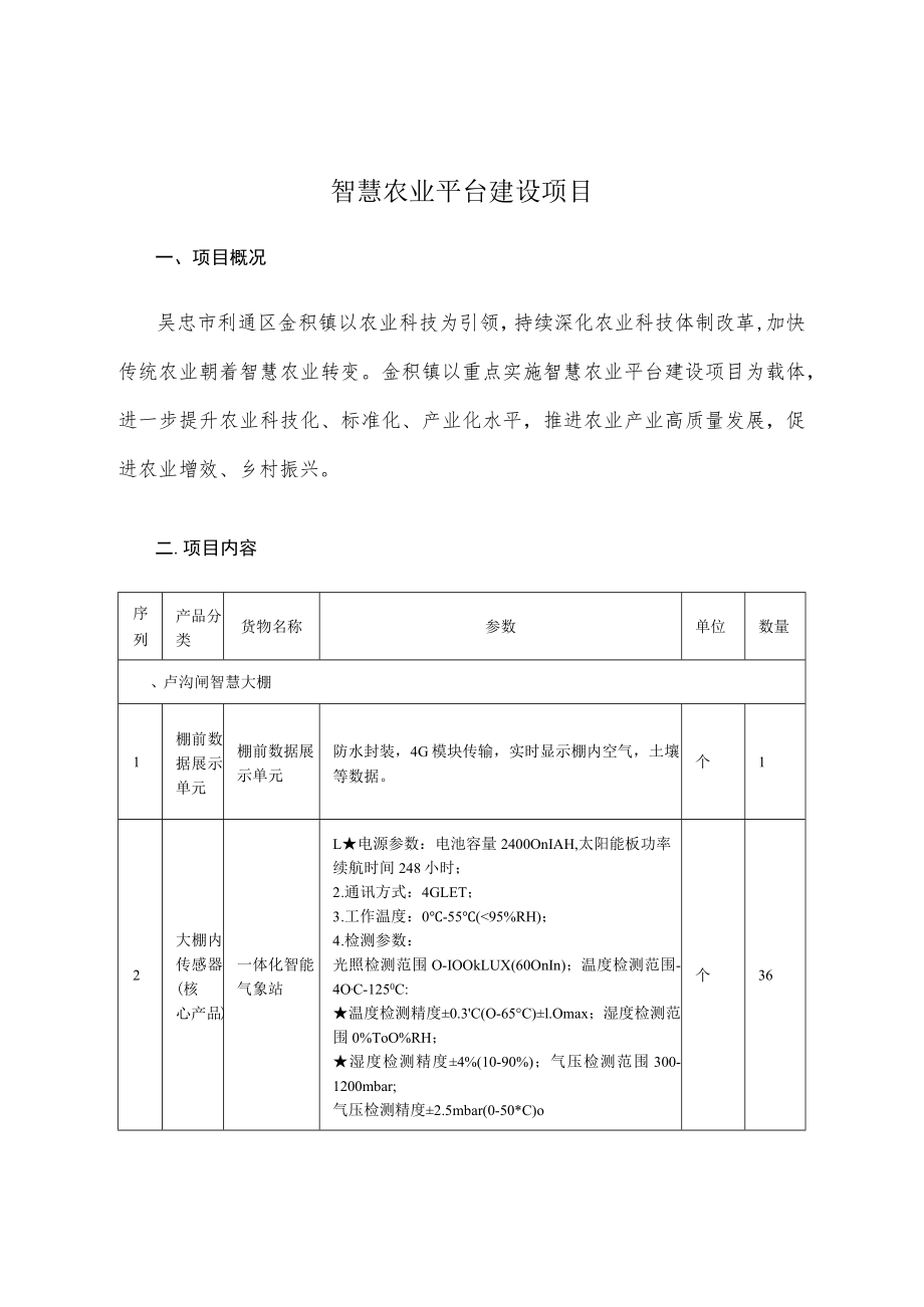 智慧农业平台建设项目.docx_第1页