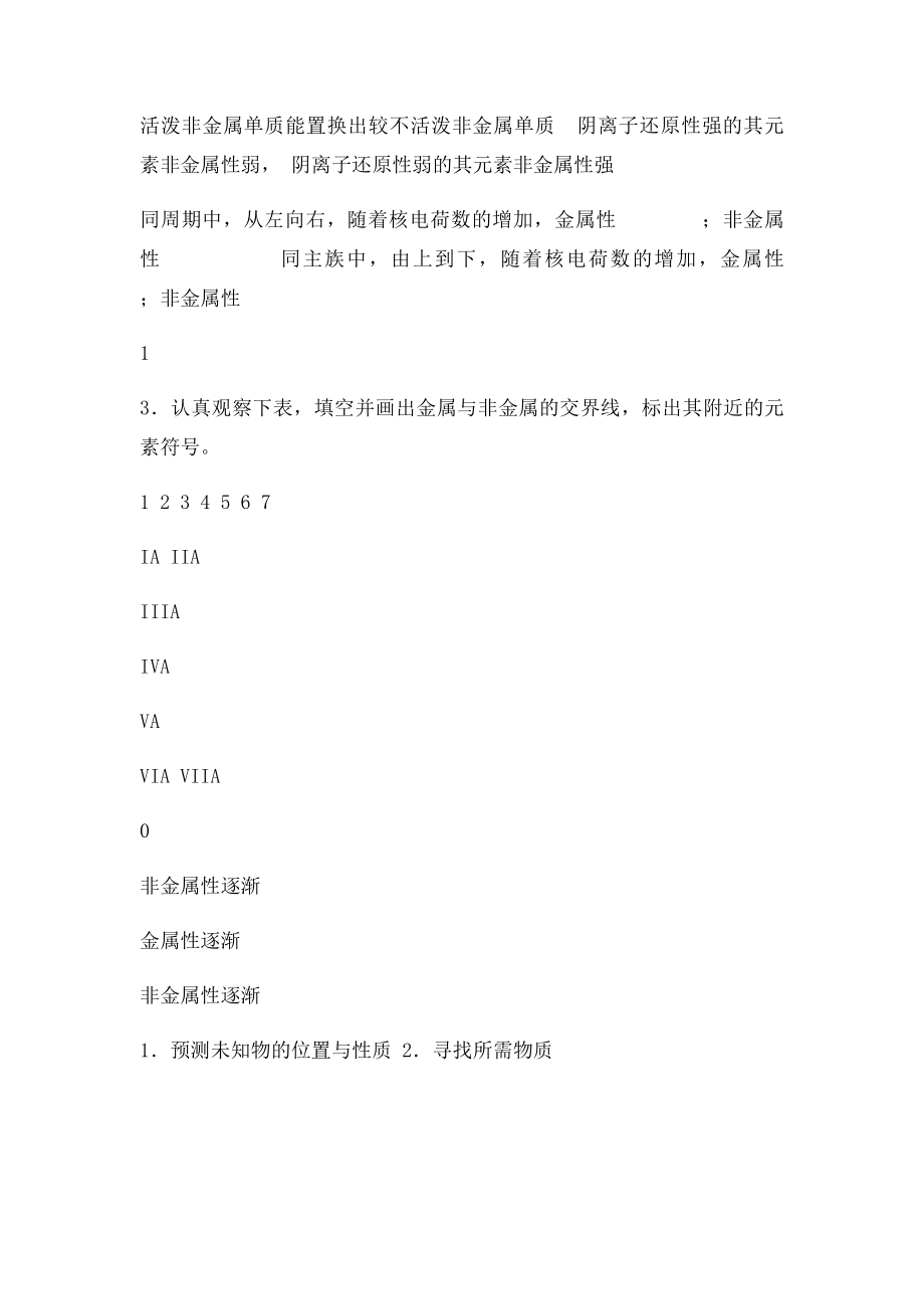 元素周期表中同周期同主族元素性质递变规律.docx_第2页