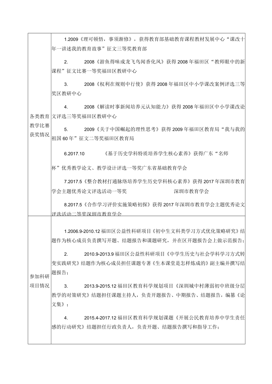 深圳市福田区上沙中学段昆伦教师专业成长规划书.docx_第2页