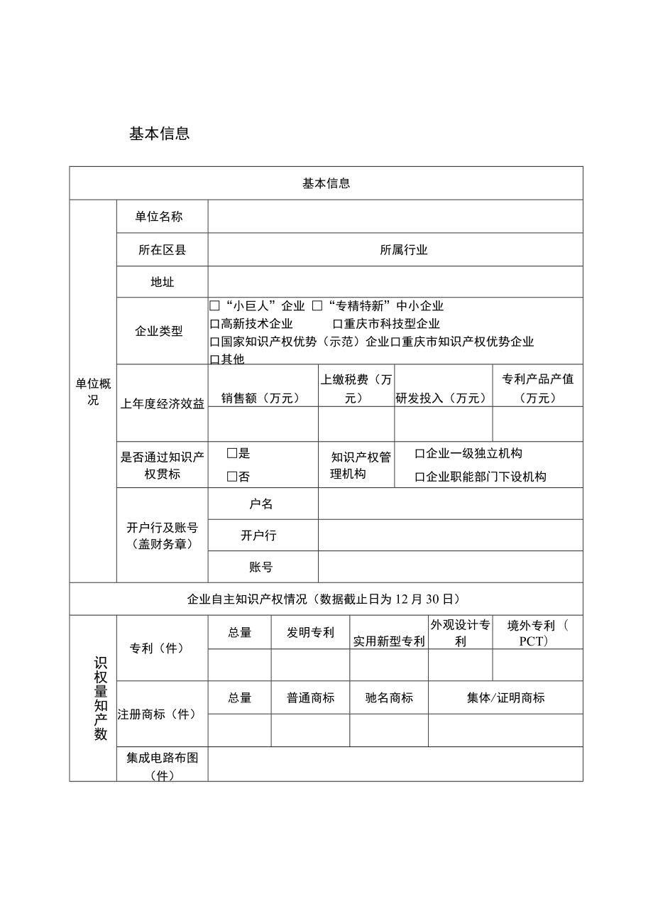 重庆市企业技术创新专利导航项目申报书.docx_第3页
