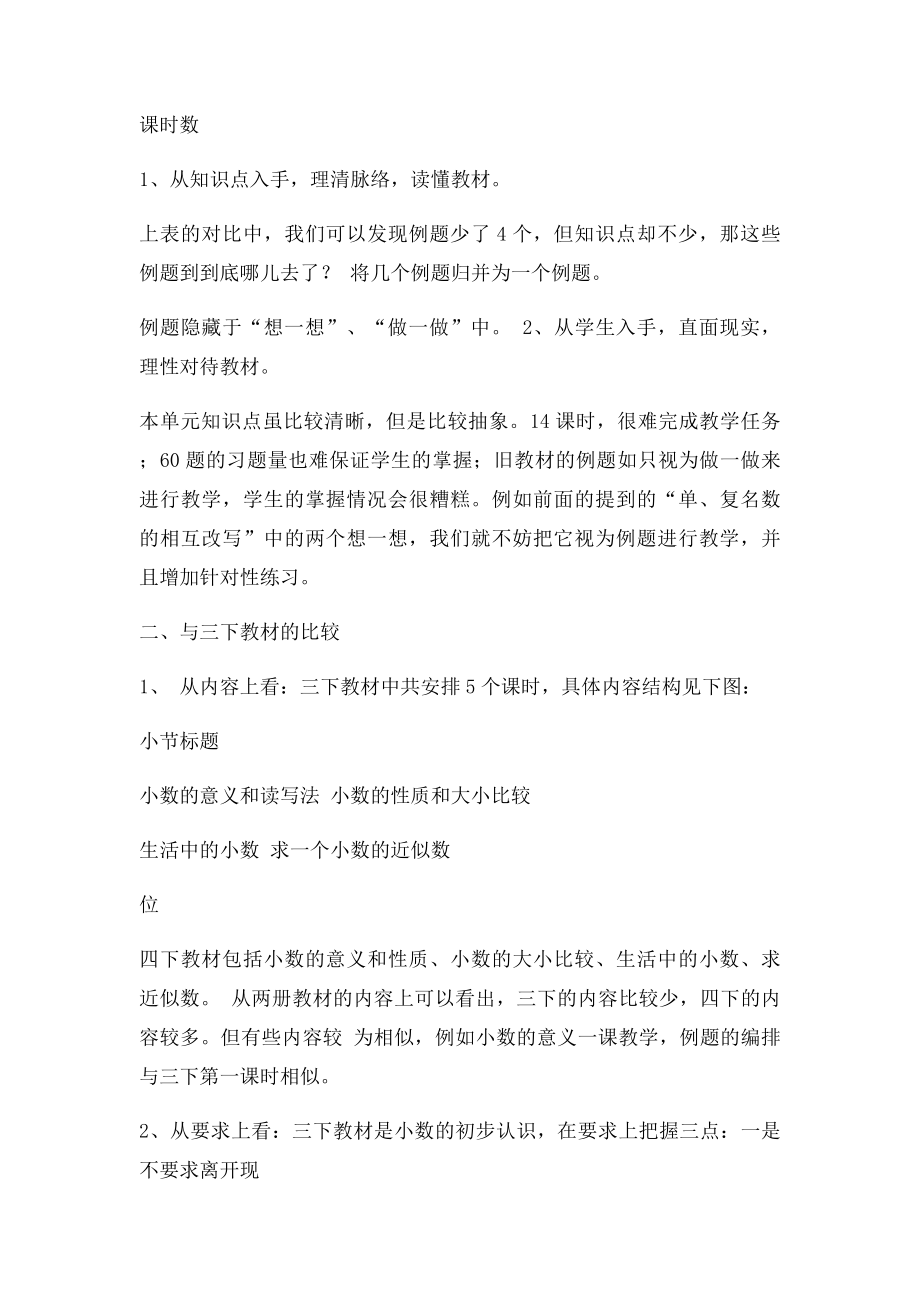 四年级下册小数的意义和性质教材分析.docx_第2页