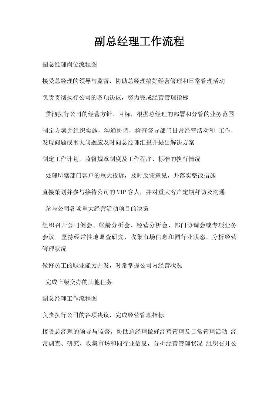 副总经理工作流程.docx_第1页