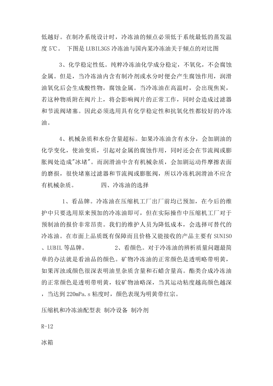 压缩机冷冻油的维护经验交流.docx_第3页