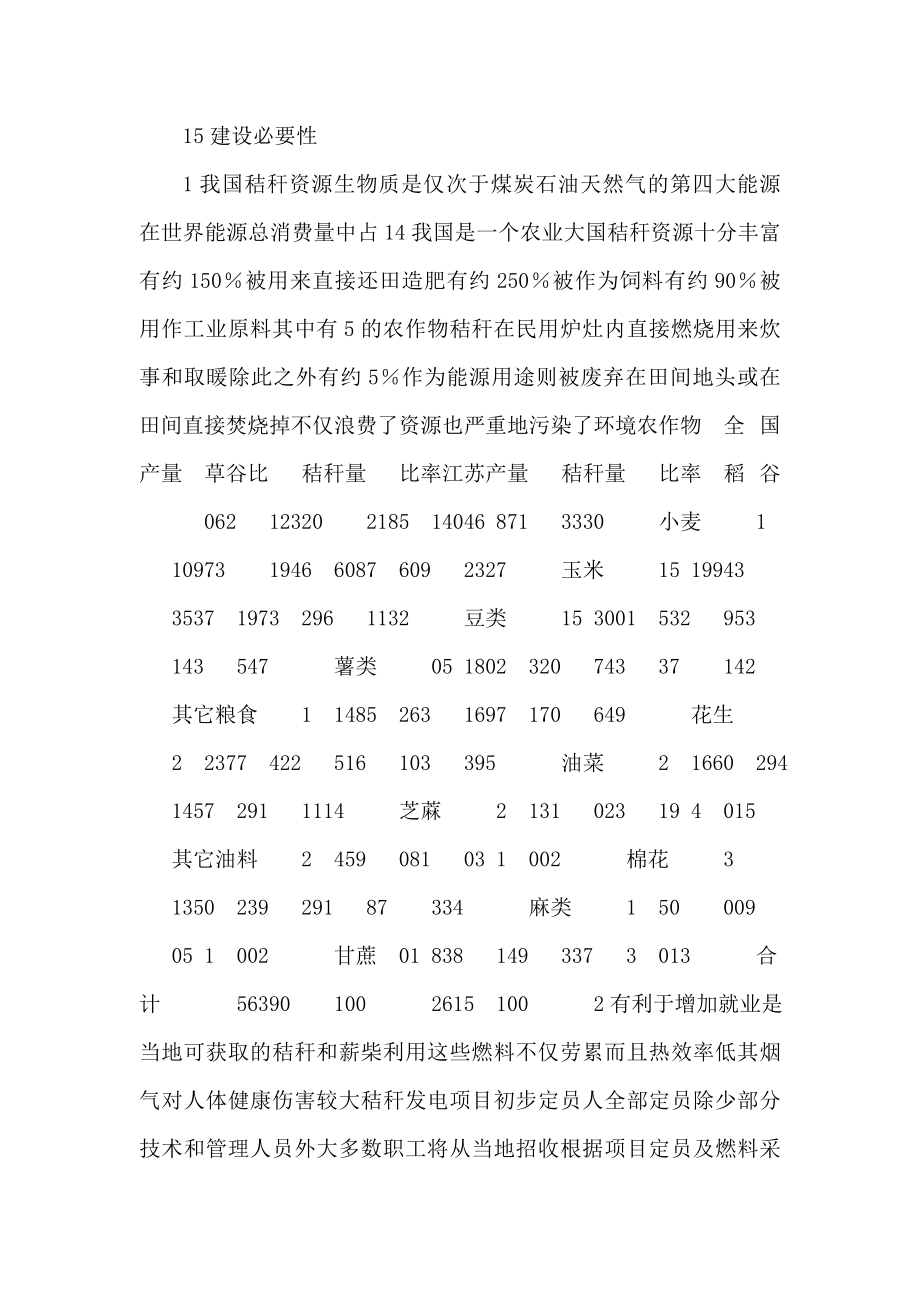 淮安市楚州秸秆发电项目工程项目立项申请报告（可编辑）.doc_第3页