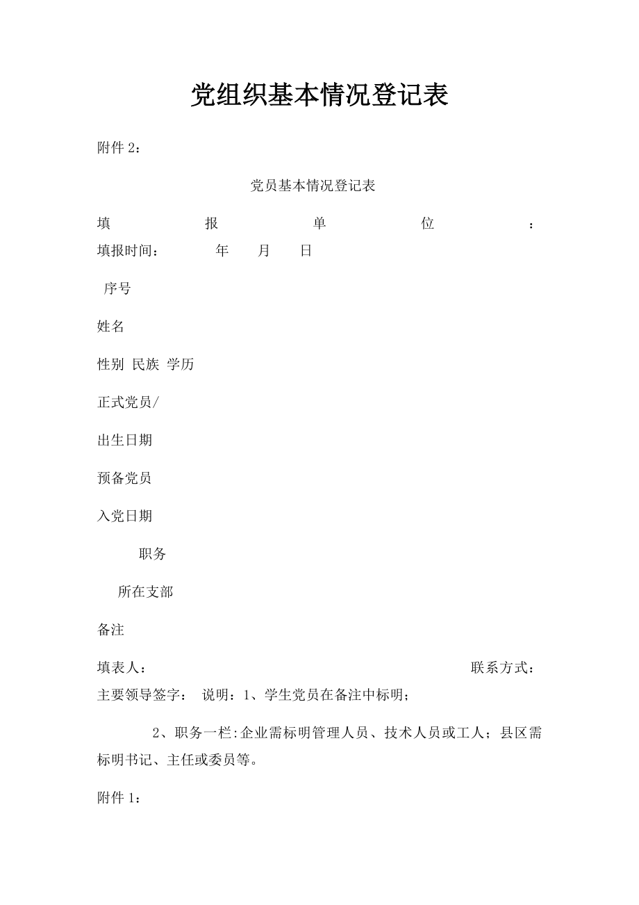 党组织基本情况登记表.docx_第1页