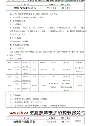 镀锡线作业指导书[1].doc