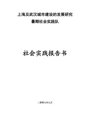 社会实践报告城市建设的发展研究.doc