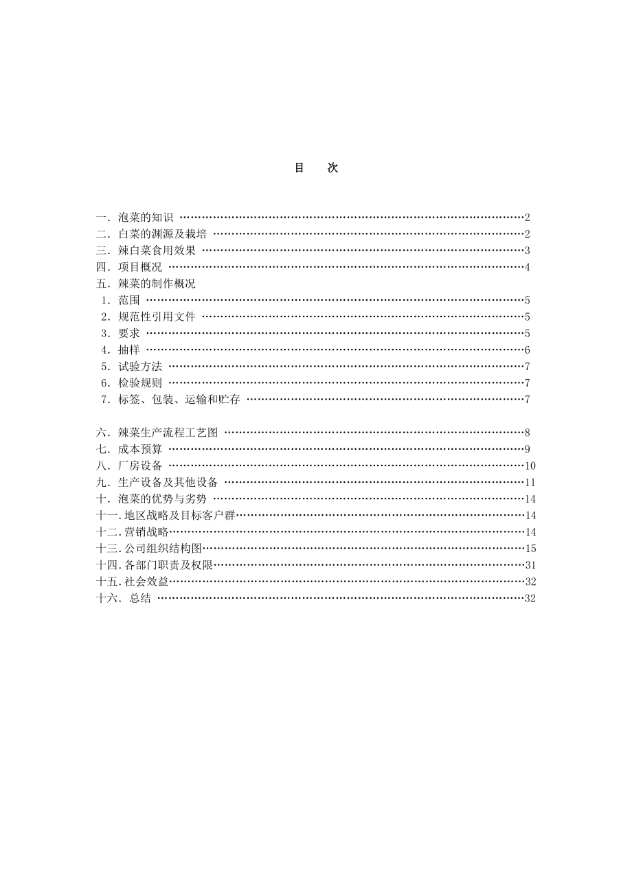 辣白菜项目可行性报告3.doc_第2页