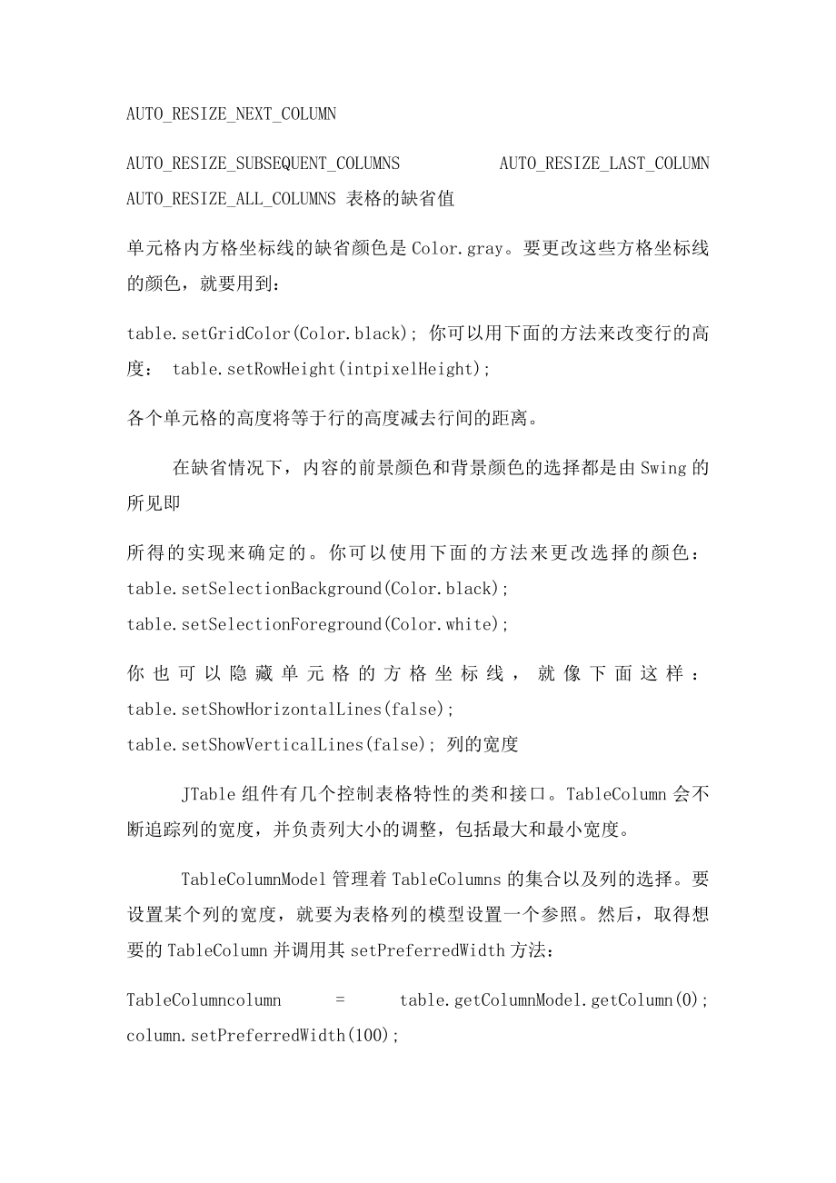 关于JTable用法的整理.docx_第2页