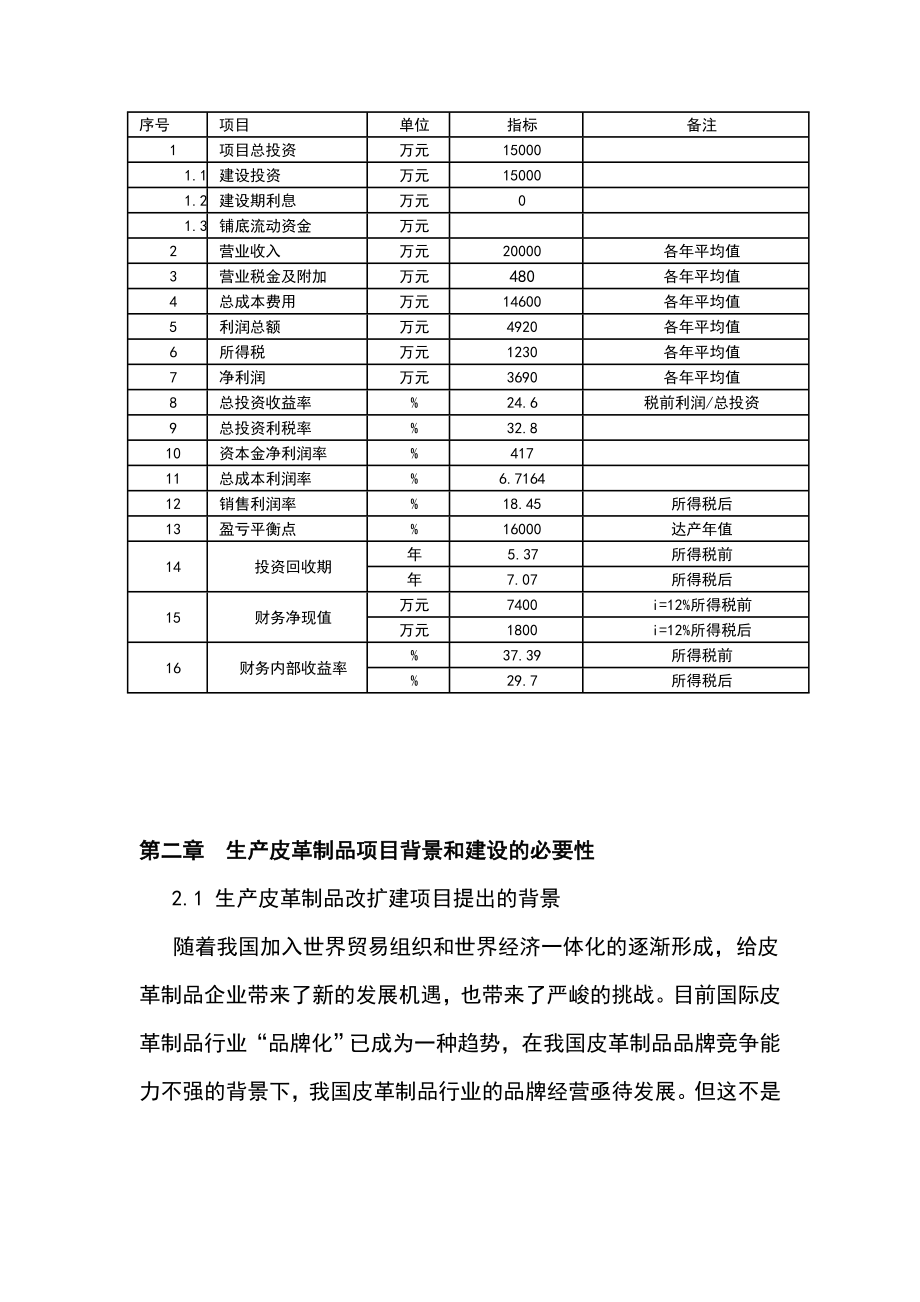 生产皮革制品项目可行性研究报告.doc_第3页