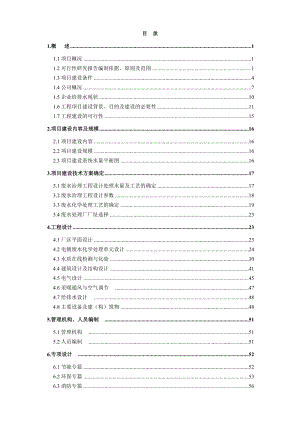 电镀废水治理工程可行性研究报告 (精品).doc