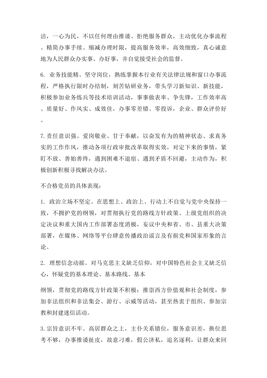 合格党员的具体和不合格党员的具体表现.docx_第2页