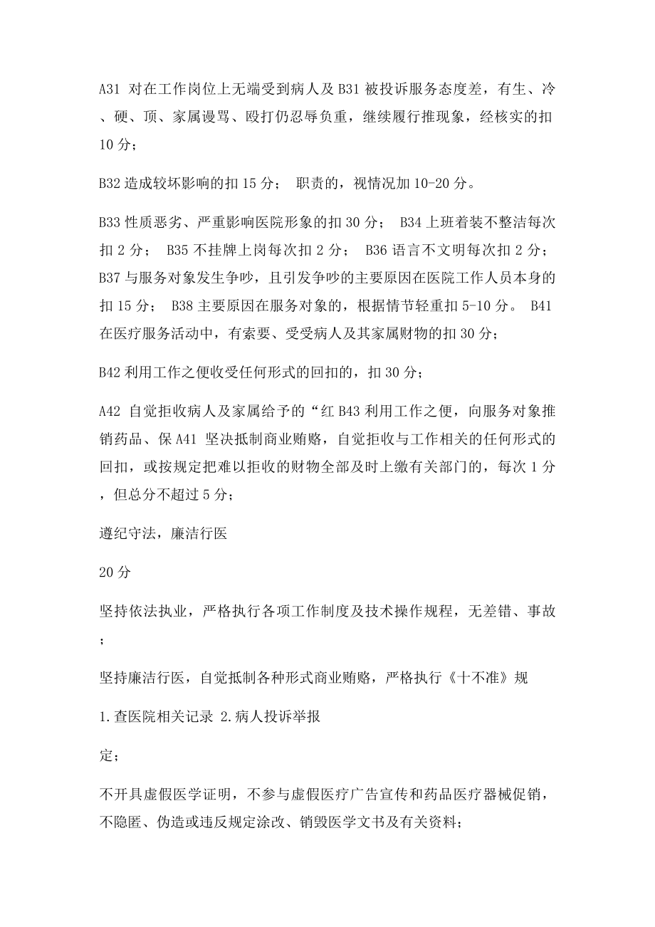 医务人员医德医风量化考评表.docx_第3页