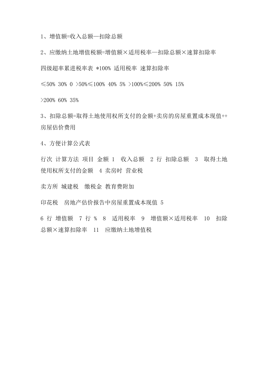 单位转让存量房土地增值税计算公式.docx_第2页