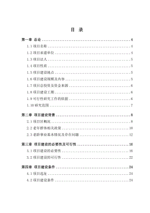 渭南市博思特老公寓建设项目可行性研究报告审查稿.doc