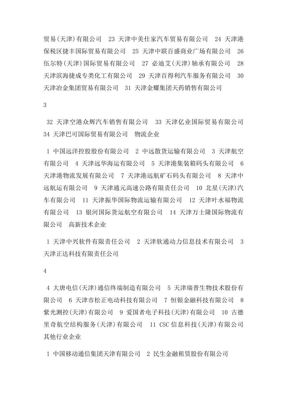 天津空港经济区百强企业.docx_第3页