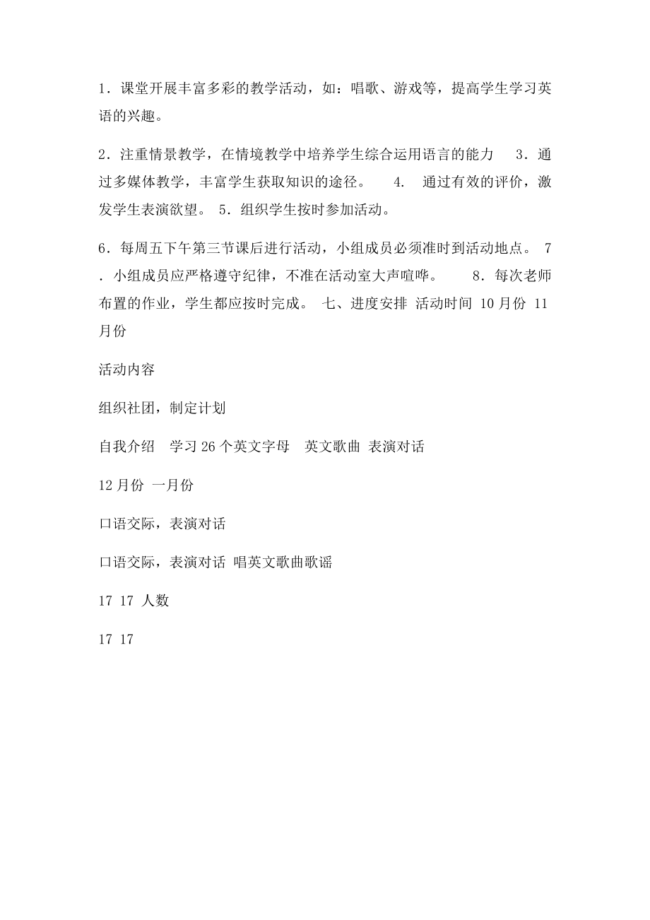 六年级英语口语社团活动计划.docx_第2页