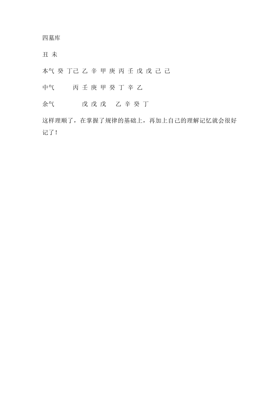 四柱地支藏干.docx_第3页