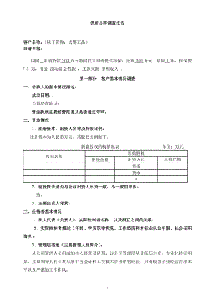 保前尽职调查报告.doc