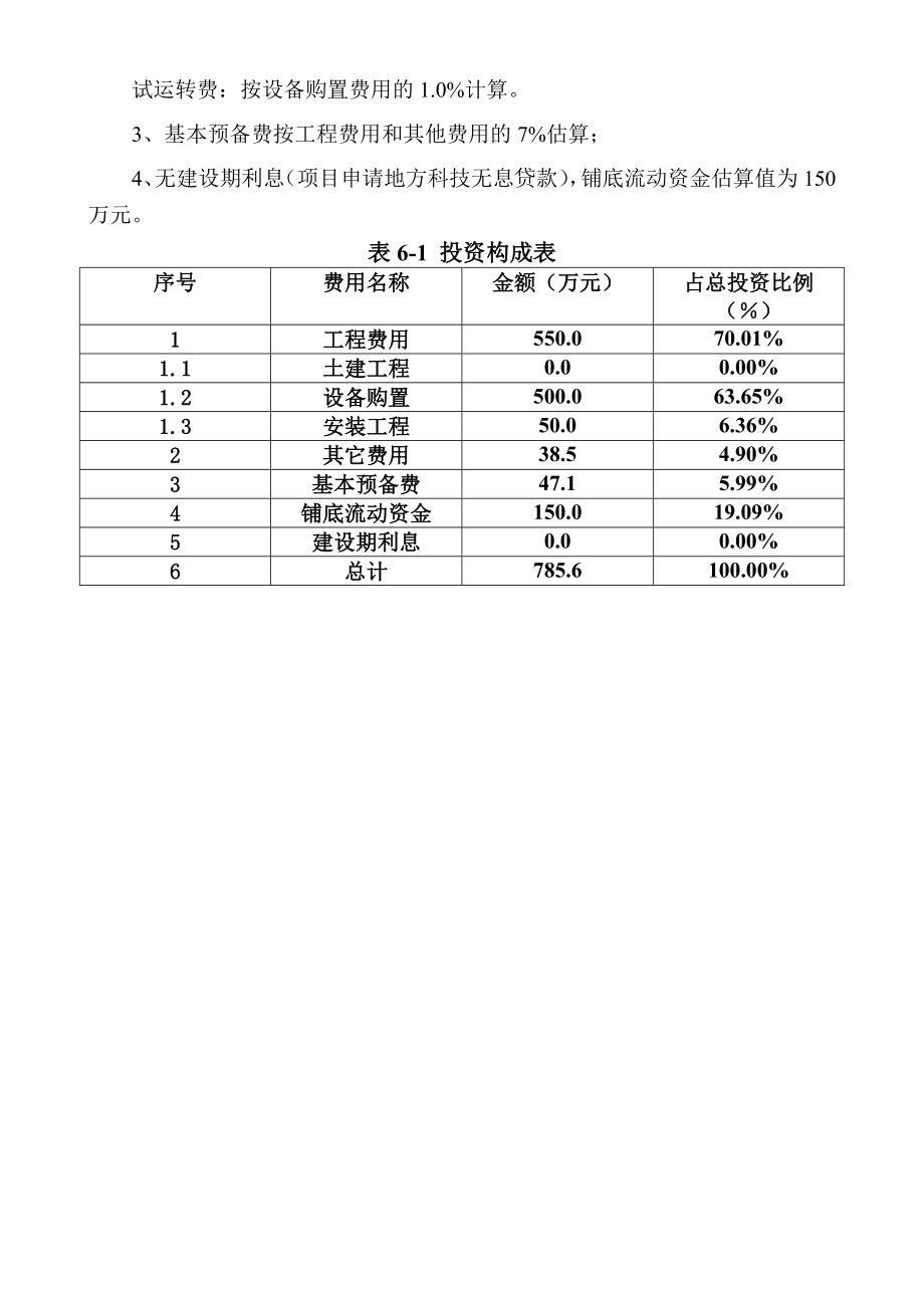 项目可行性研究报告(投资估算与经济分析).doc_第3页