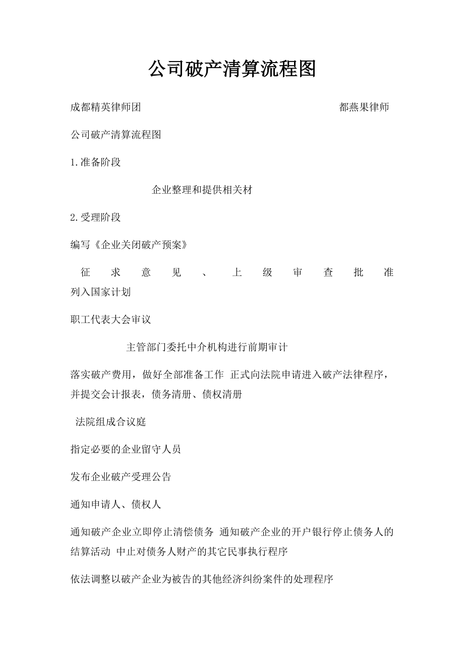 公司破产清算流程图.docx_第1页