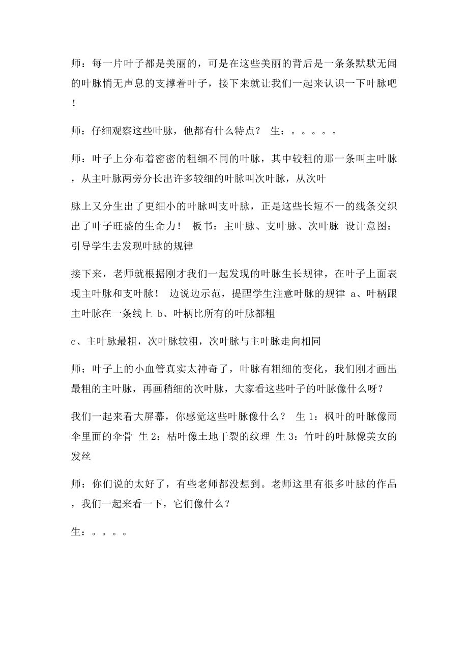 叶子上的小血管教案.docx_第3页