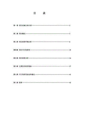 芜湖名流印象项目可行性分析报告.doc