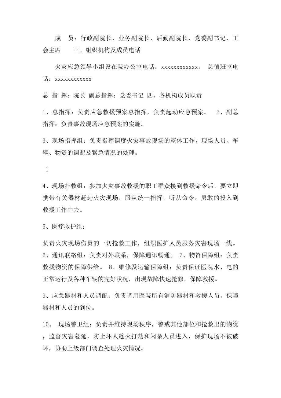 人民医院微型消防站应急预案.docx_第2页