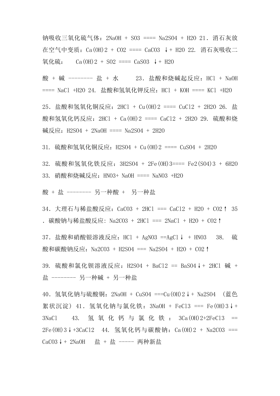 初中化学式 化合价口诀精编.docx_第2页