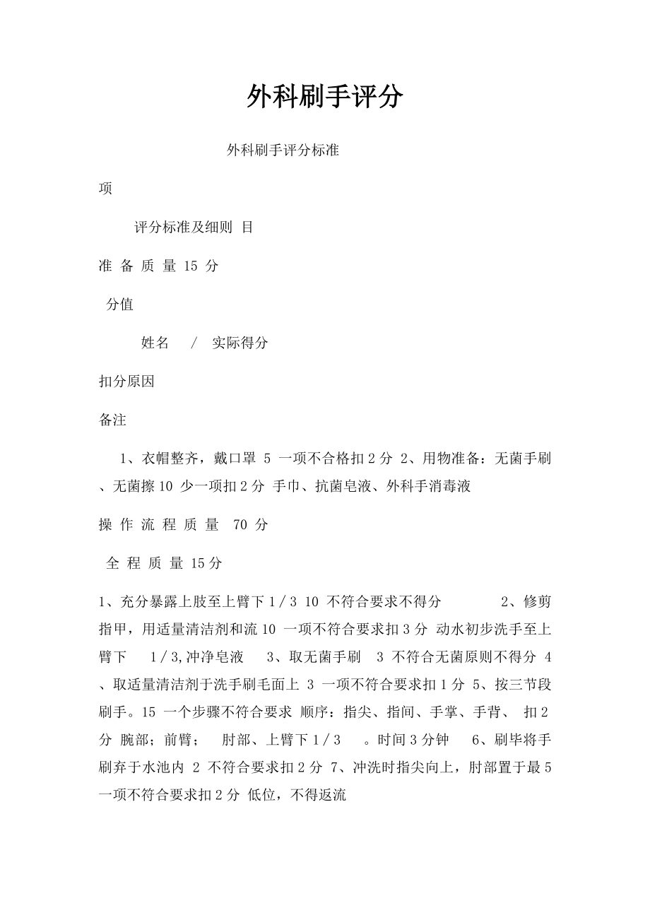 外科刷手评分.docx_第1页