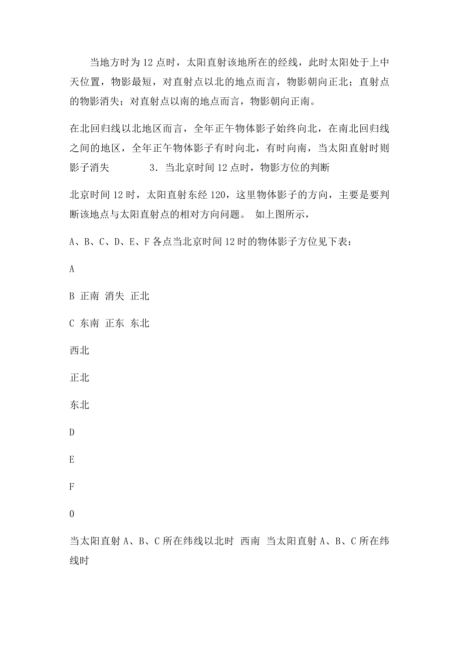 关于日出日落方位和物体影子方位的判断问题.docx_第3页