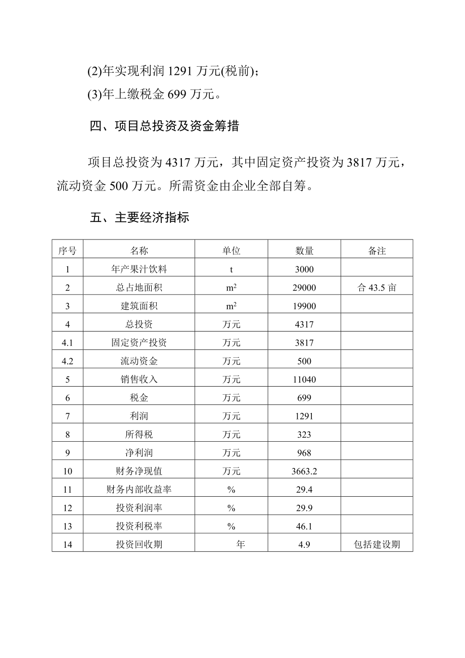 产3万吨果汁饮料生产线建设项目.doc_第3页