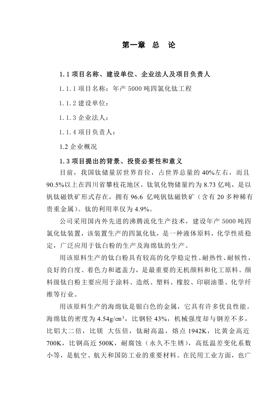 四氯化钛可研报告.doc_第2页