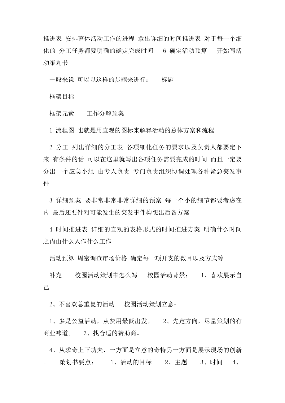 大学生活动策划书格式模板.docx_第2页