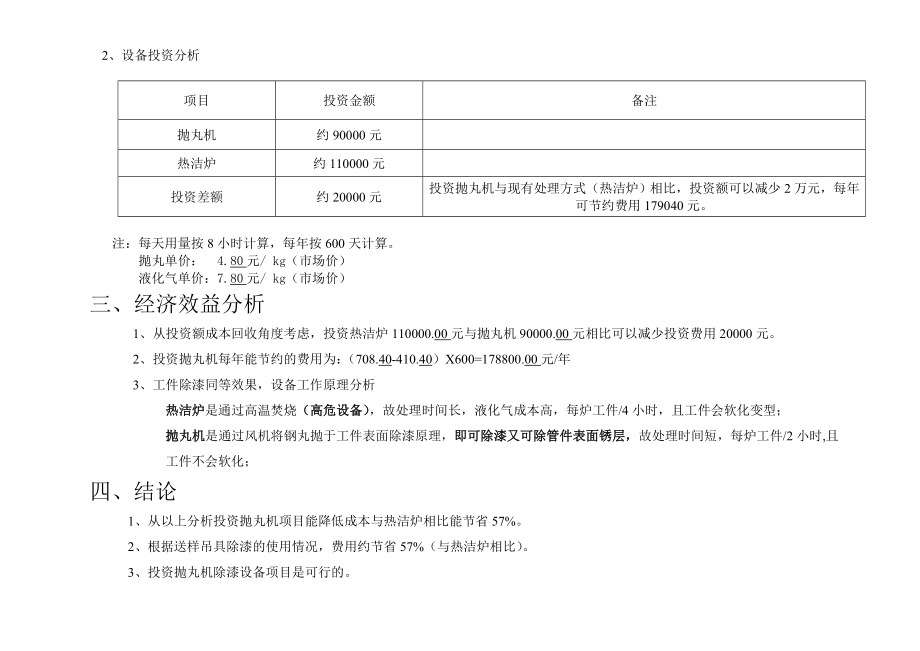 抛丸机(吊具除漆)可行性分析报告2.doc_第3页