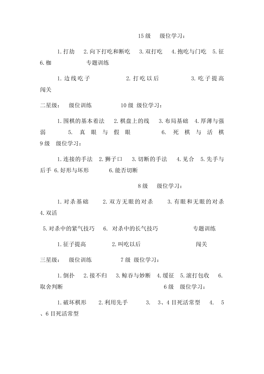 围棋教学视频课件等目录详解.docx_第2页