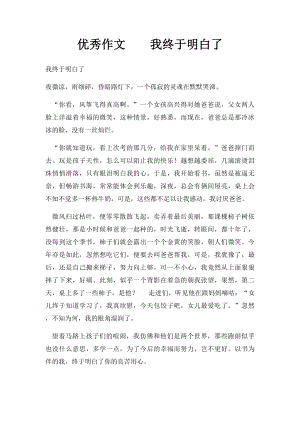 优秀作文我终于明白了.docx