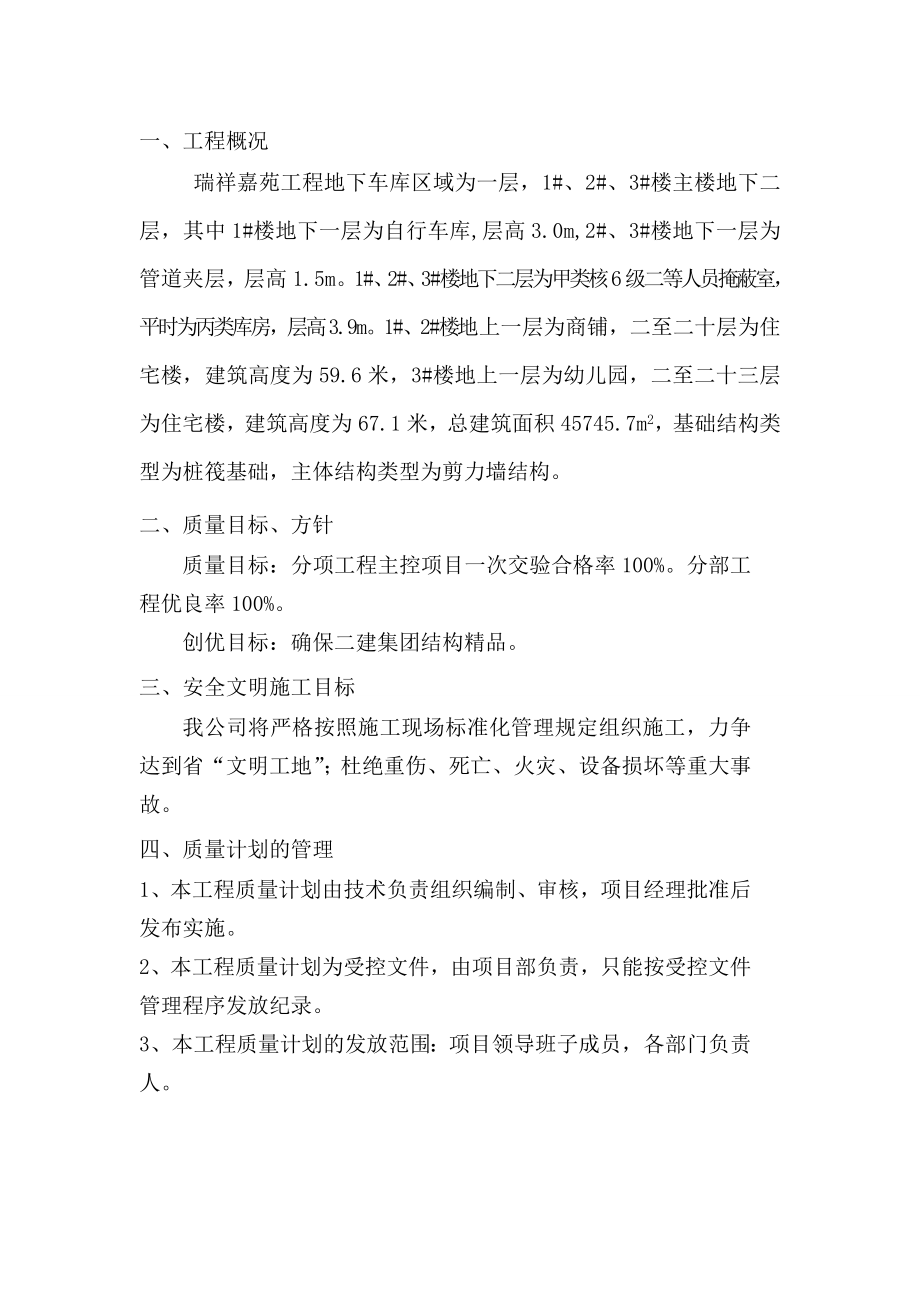 瑞祥嘉苑工程地下车库精品策划.doc_第1页