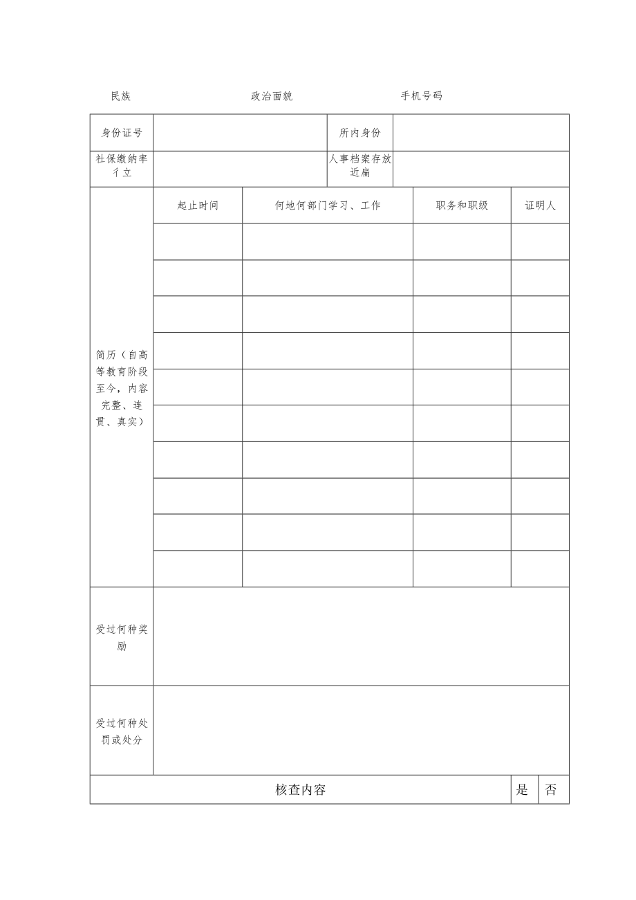 河北省律师事务所聘用人员信息核查表.docx_第2页