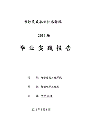 XX信息工程学院毕业实践报告：锂电池生产的调查报告.doc