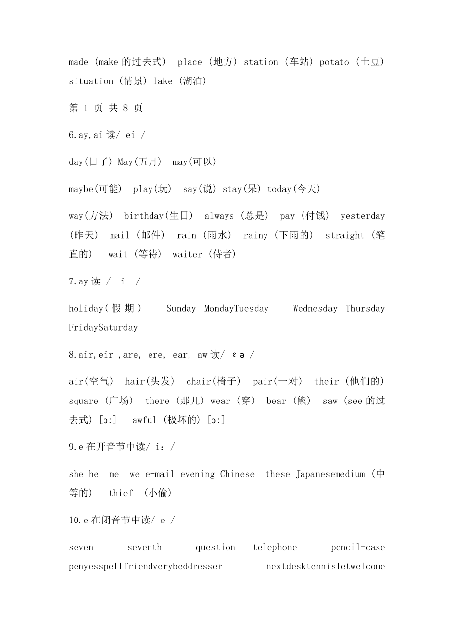 元音字母组合及其发音七全.docx_第3页