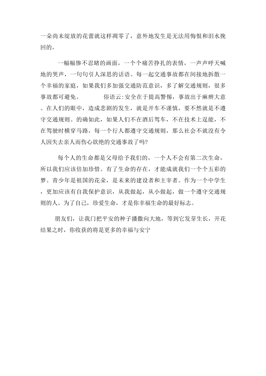 关爱生命文明出行.docx_第2页