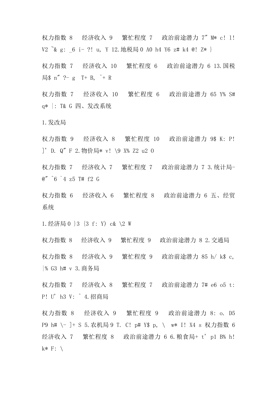 公务员各部门岗位政治前途与经济待遇分析.docx_第3页