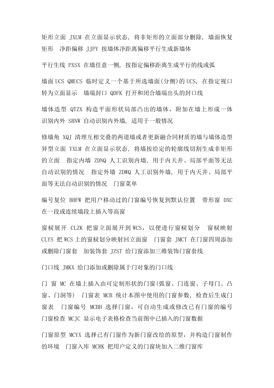 天正建筑 命令及讲解.docx_第2页