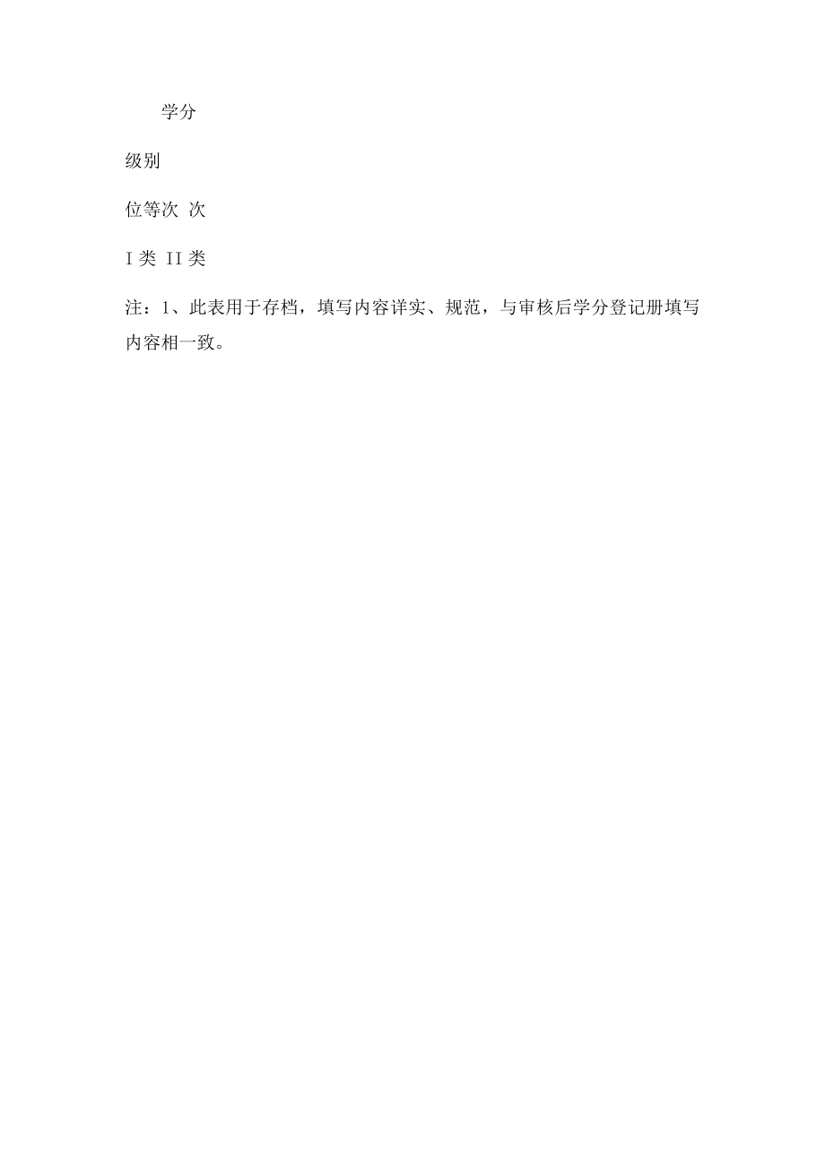 医院继续医学教育学分登记表.docx_第2页