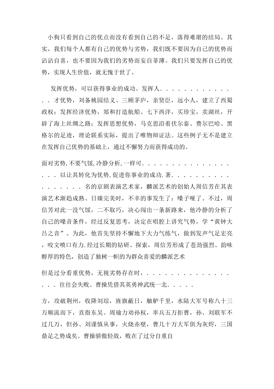 优势与劣势.docx_第2页