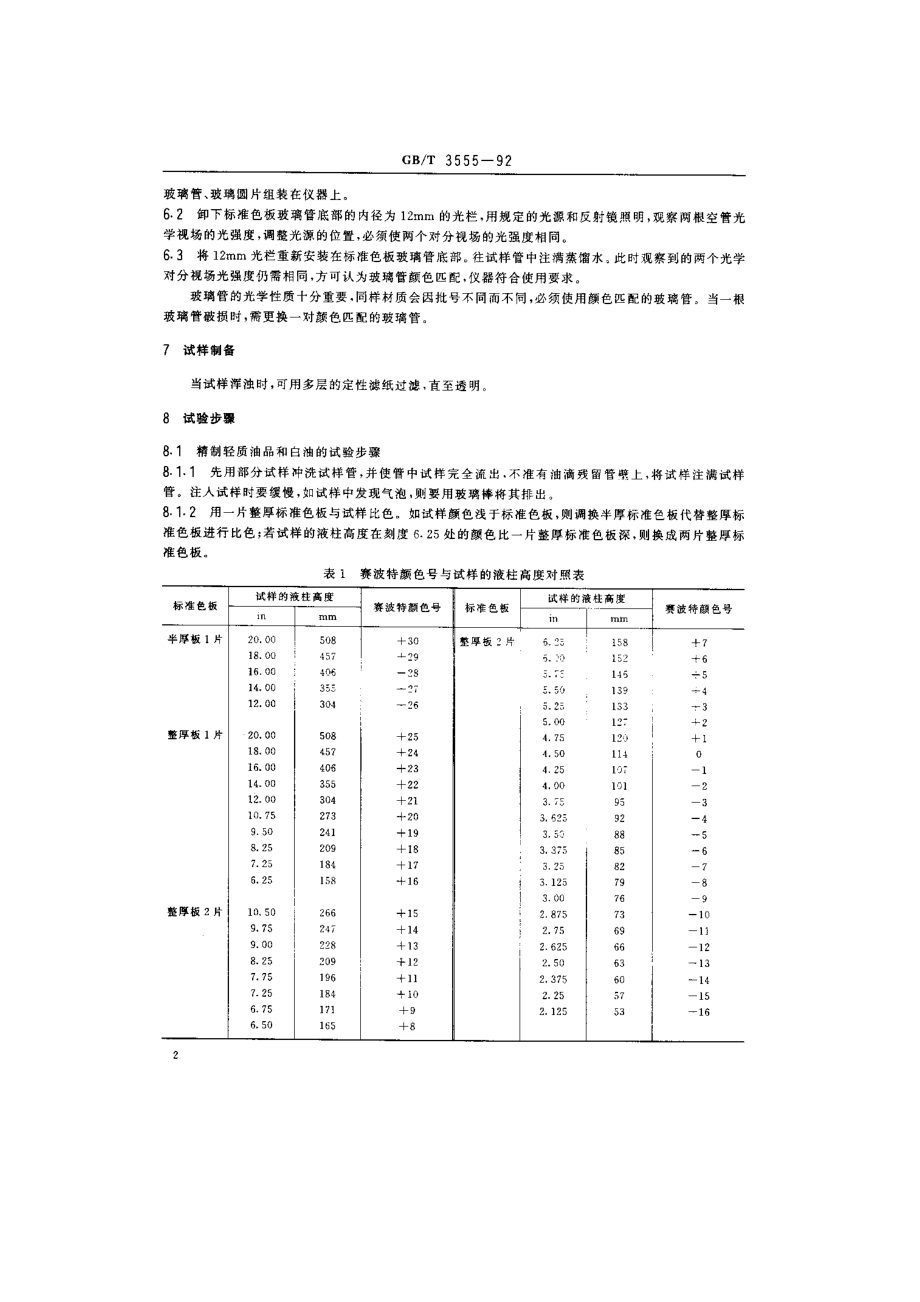 石油产品赛波特颜色测定法（赛波特比色计法） .doc_第2页