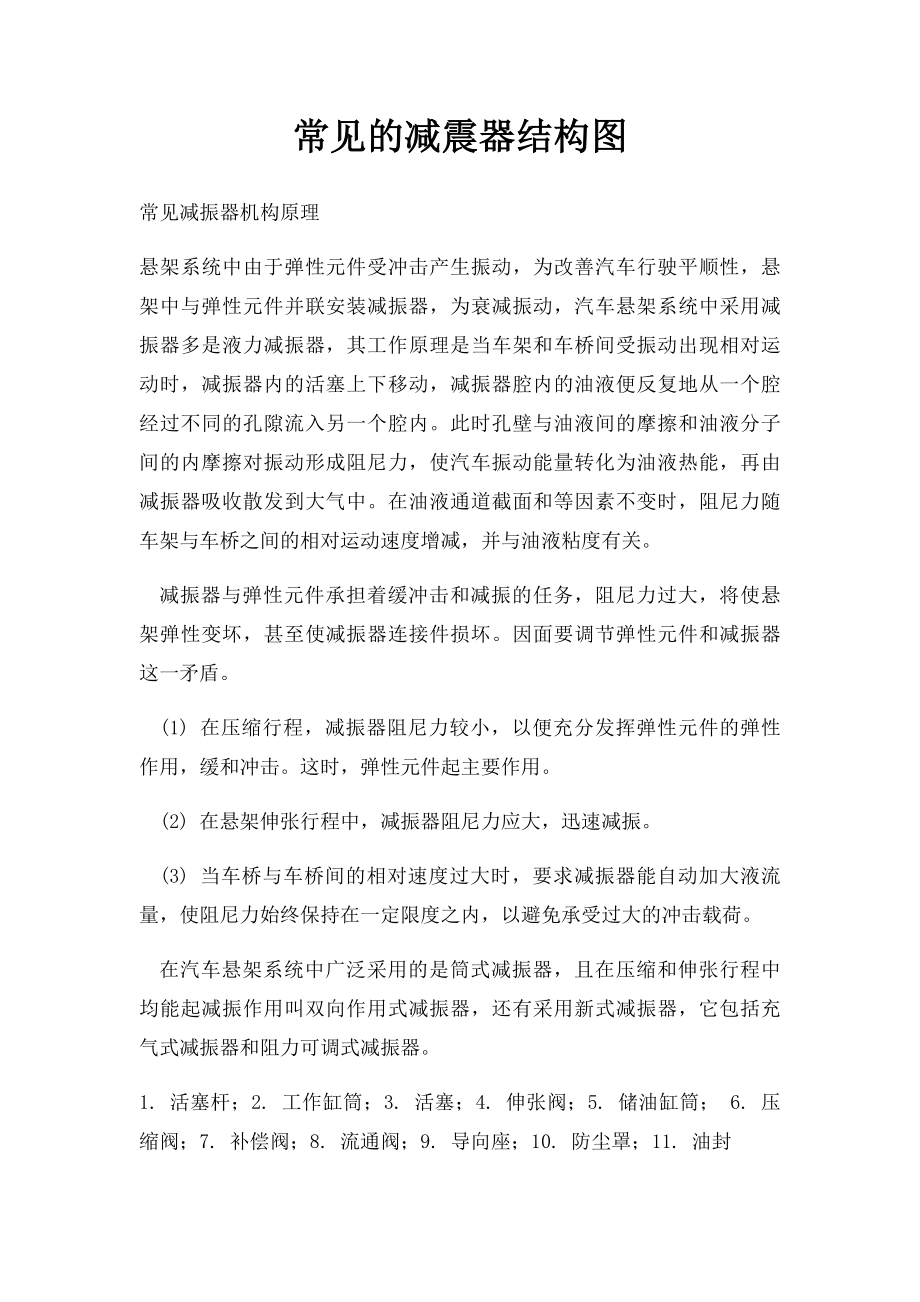 常见的减震器结构图.docx_第1页